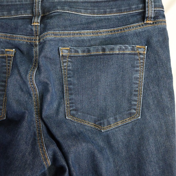 LOFT 31 / 12 Modern Skinny Ankle Dark Wash Stretch Denim Womens Jeans - Picture 8 of 9